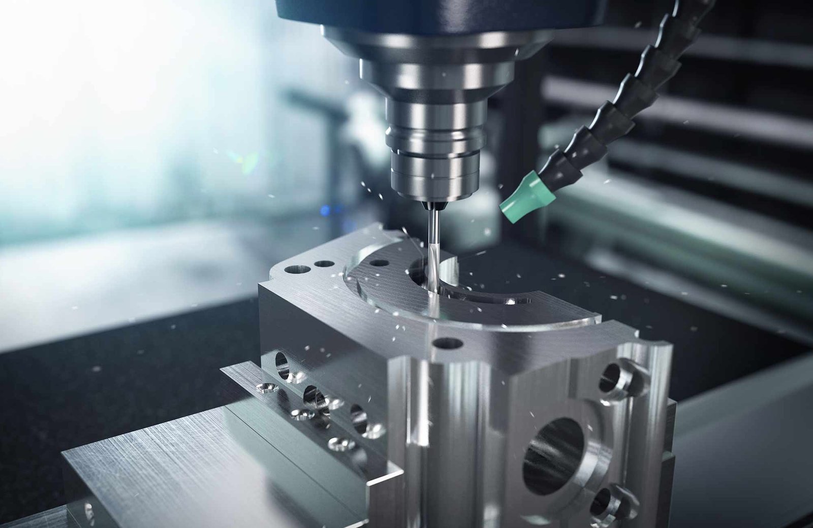 Precision CNC machining process for custom metal parts
