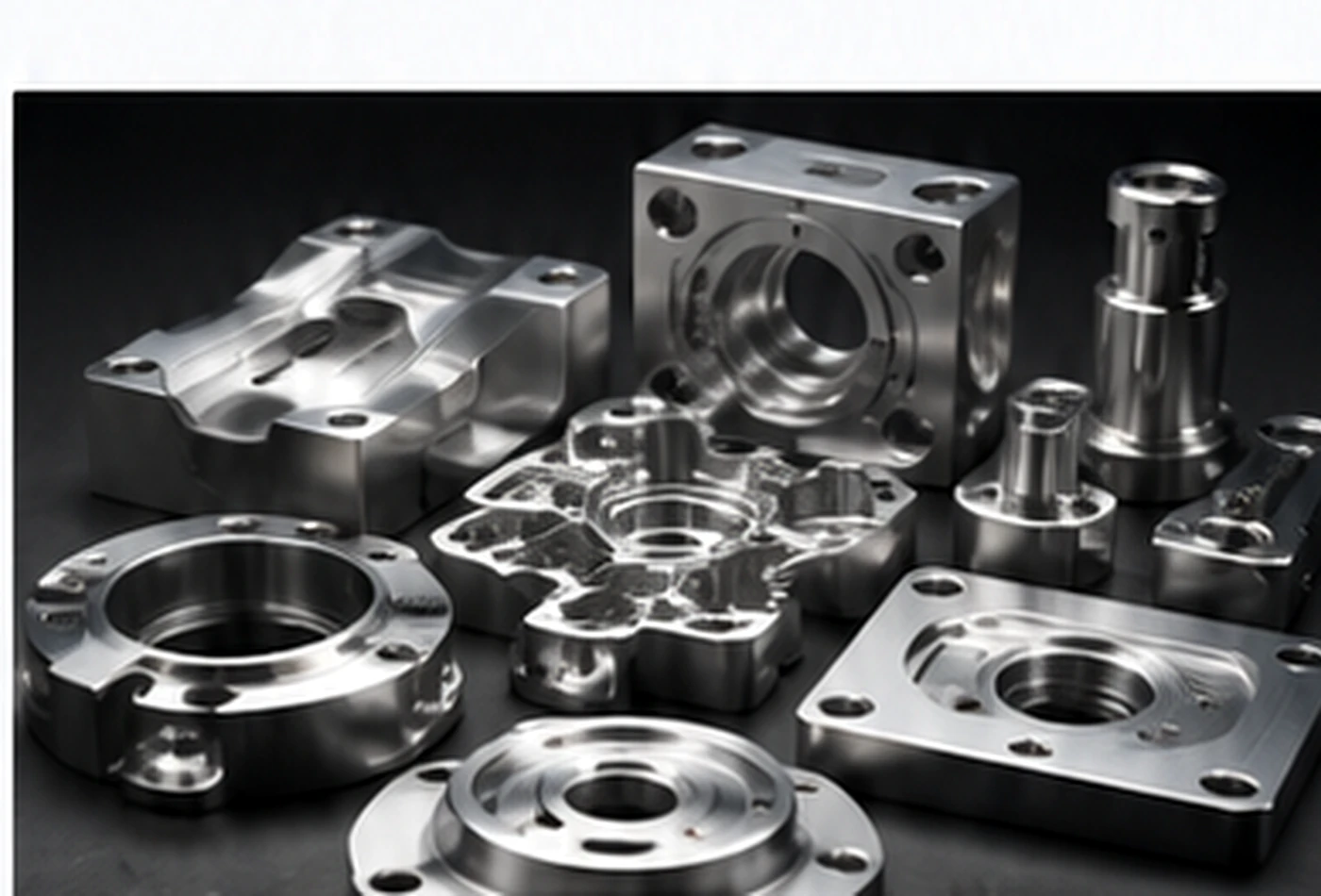 Complex CNC machined metal parts